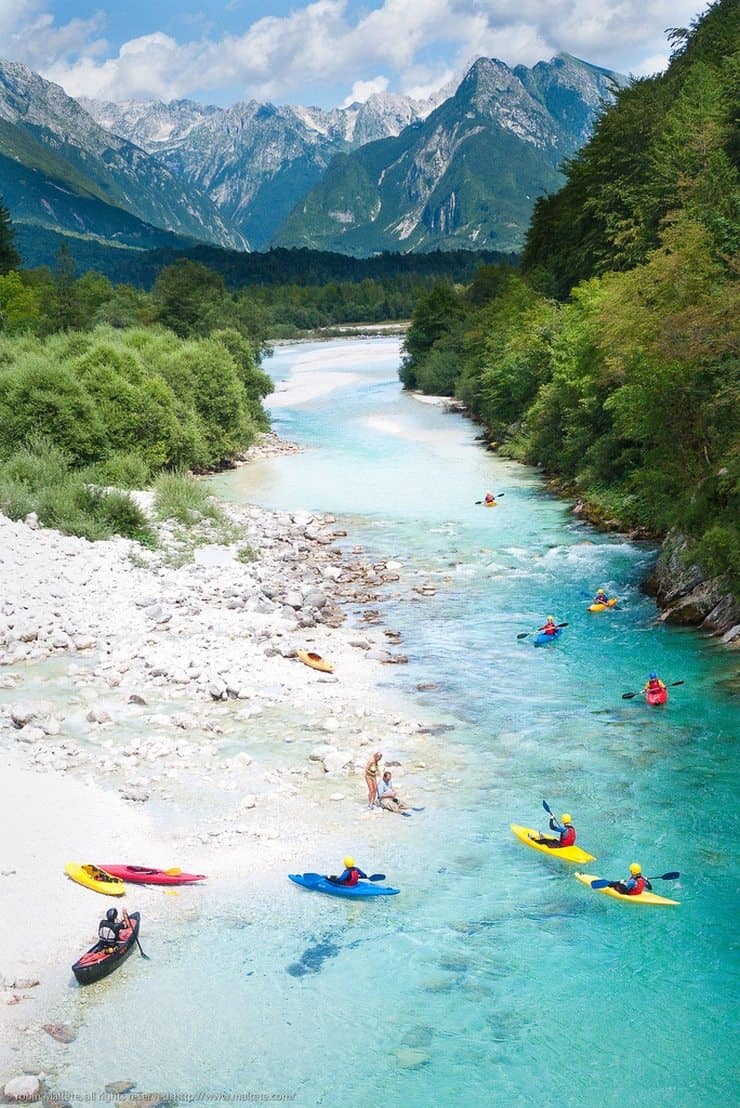 Soča river view