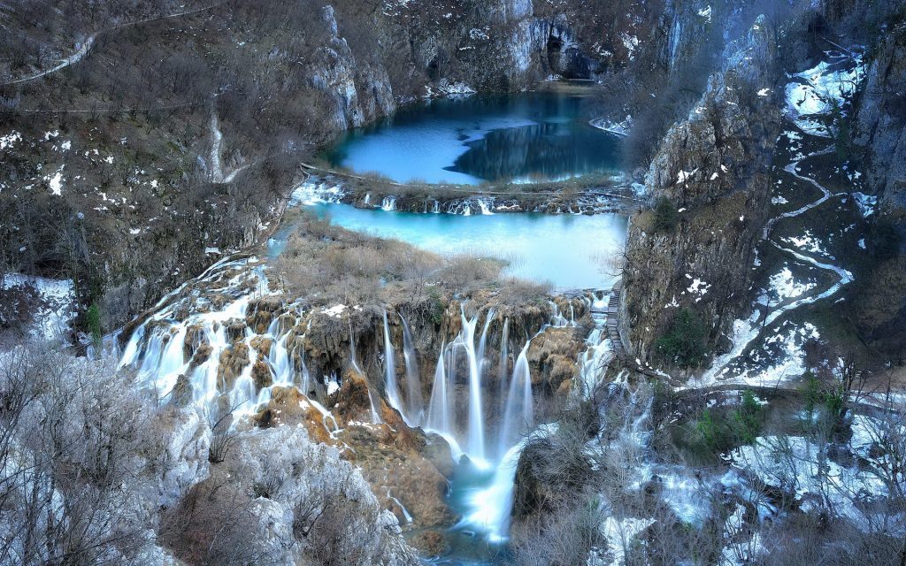 Plitvice Lake Croatia Winter