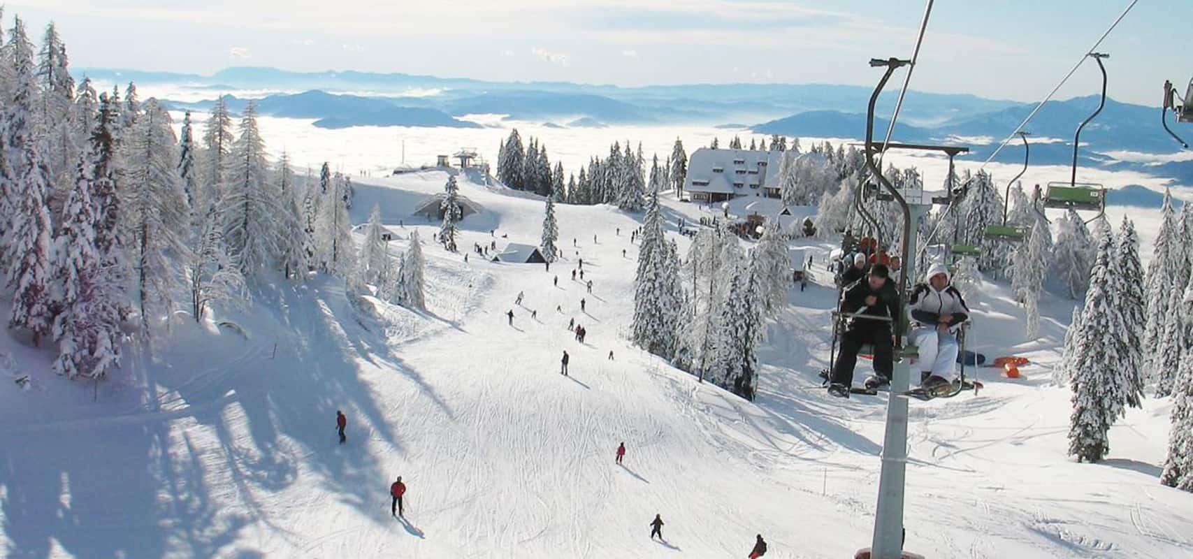 Sljeme Hrvatska skiing