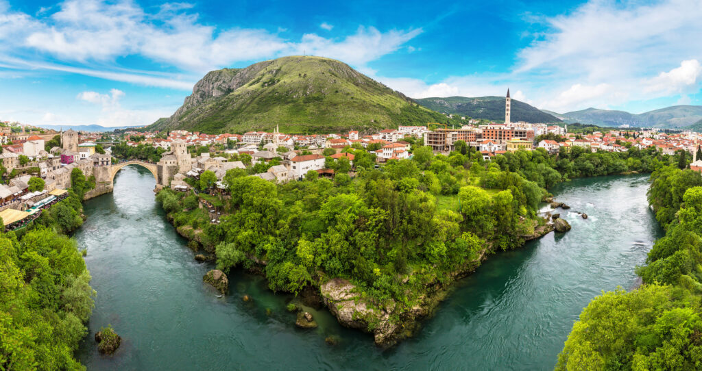 Mostar city lanscape