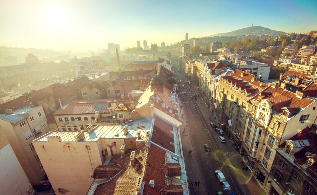 Sarajevo cityscape